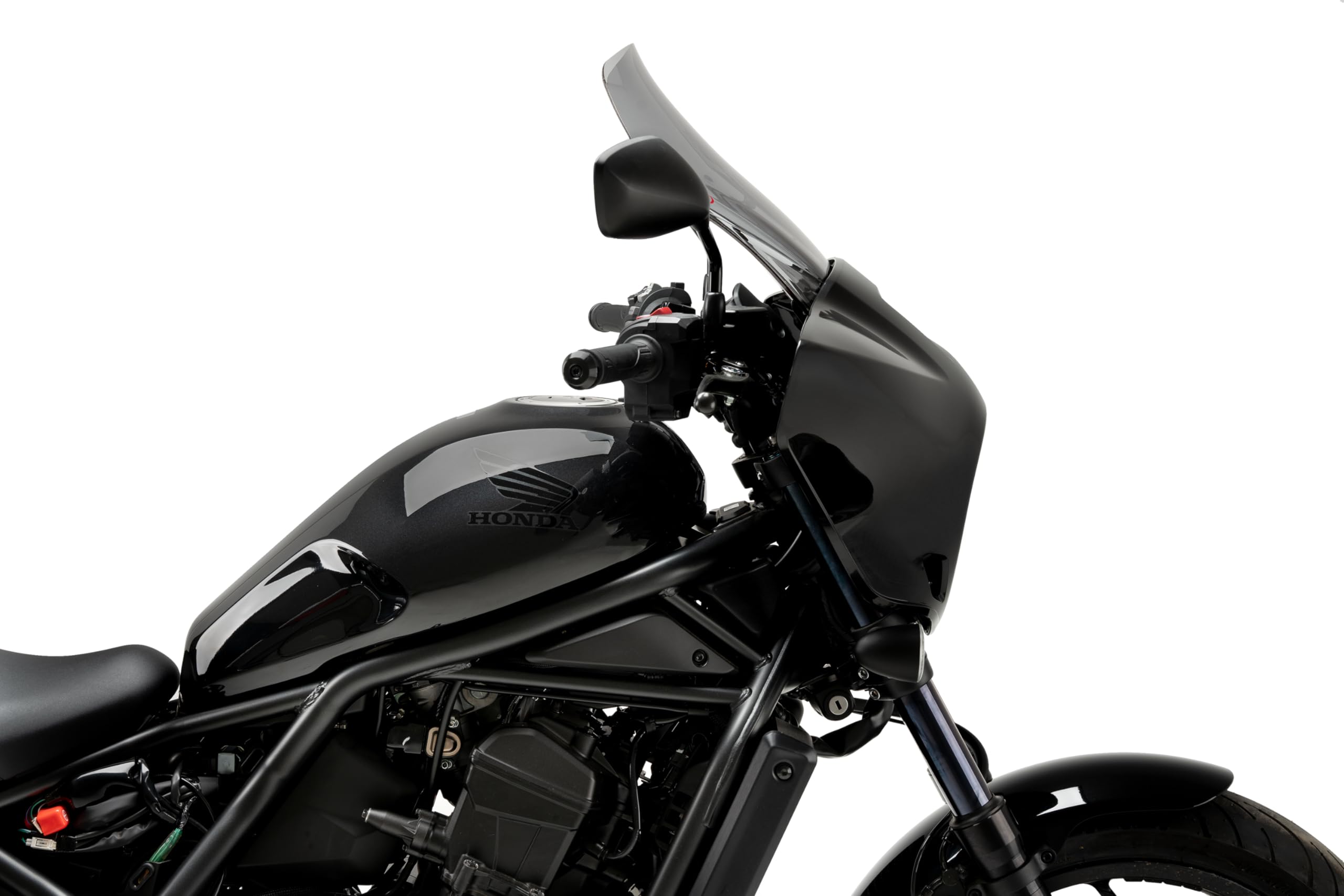 Amazon.com: Puig HIGH-Road Touring Screen Honda Rebel 1100T